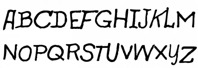 Spooky Spiders Schriftart Groß