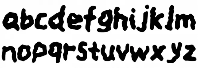 Spooky Squiggles फ़ॉन्ट लोअरकेस