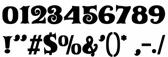 Spooky Stone Regular Font Alte caractere