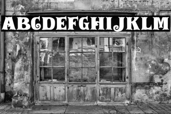 Spooky Stone Regular Font examples