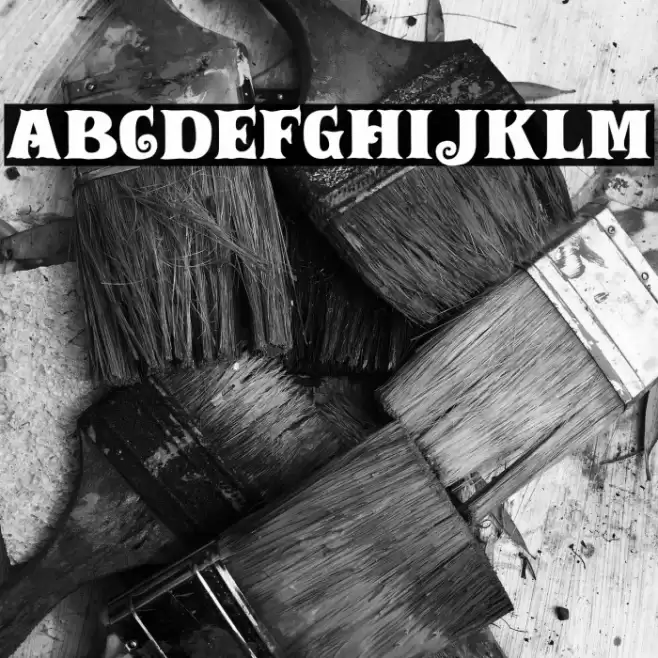 Spooky Stone Regular Font examples