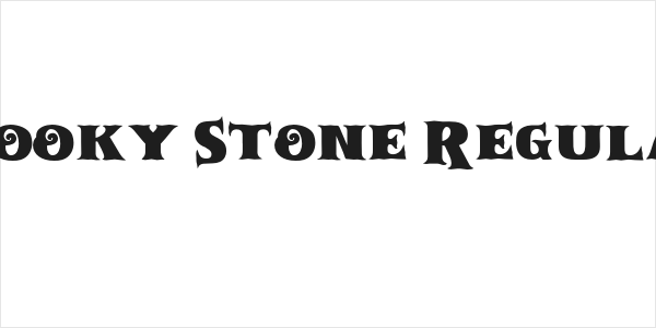 Spooky Stone Regular Logo