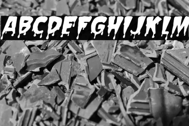 Spooky Stories Italic Font examples