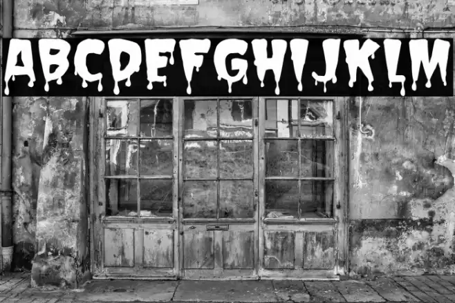 Spooky Stories フォント examples