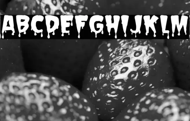 Spooky Stories フォント examples