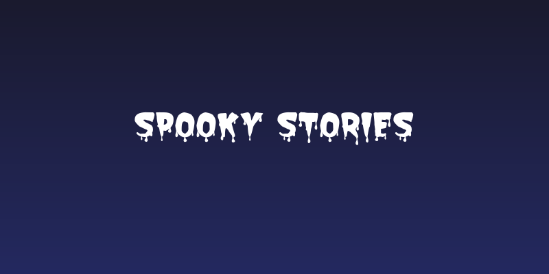 Spooky Stories Social Header
