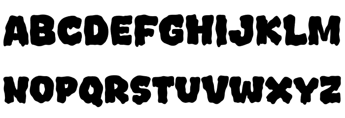 Spooky Theme Шрифта ВЕРХНИЙ