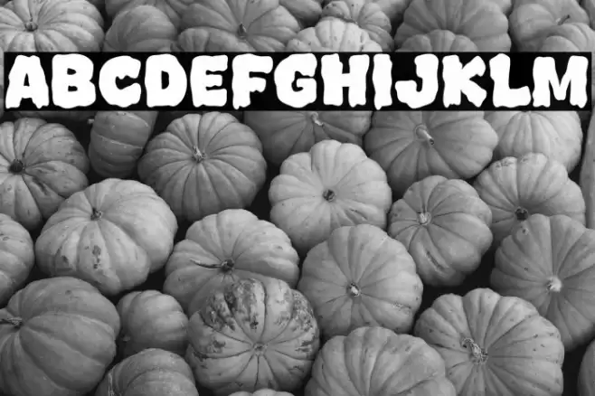 Spooky Theme 字体 examples