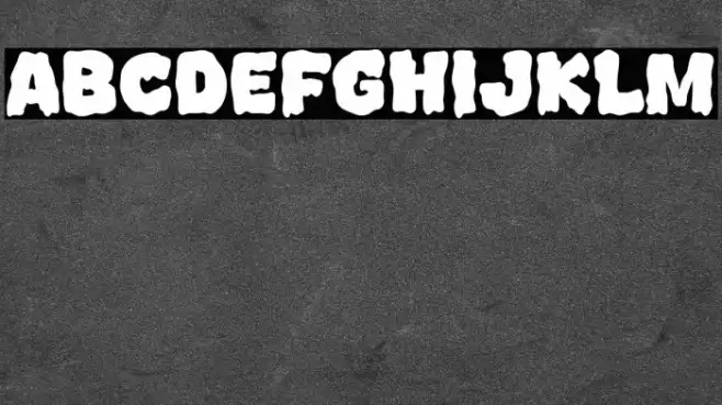 Spooky Theme 字体 examples