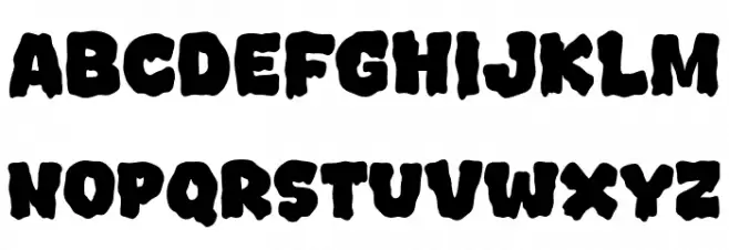 Spooky Theme 字体 小写