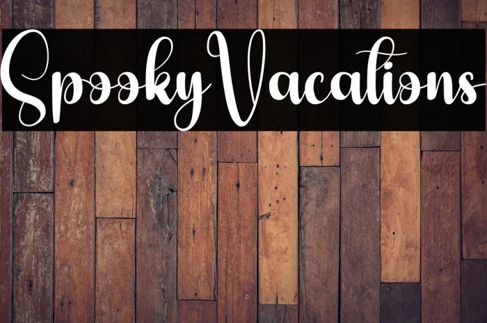 Spooky Vacations Example 2