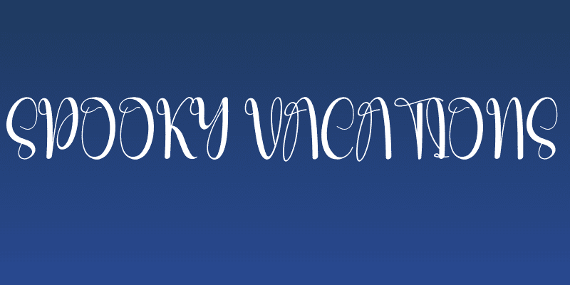 Spooky Vacations Social Header