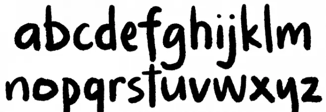 Spooky Whisper Demo फ़ॉन्ट लोअरकेस