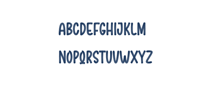 Spooky Winter Uppercase