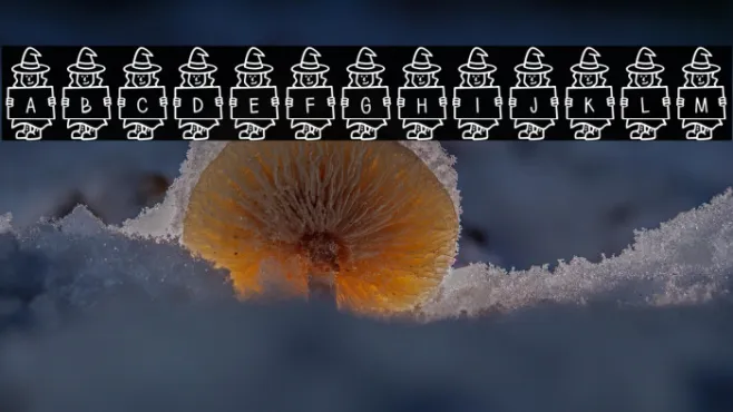 Spooky*Witch*Letters Example 3
