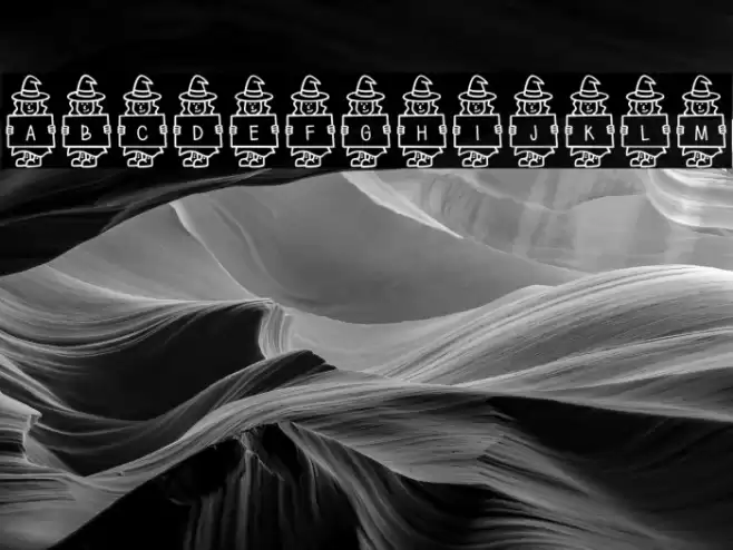 Spooky*Witch*Letters Font examples