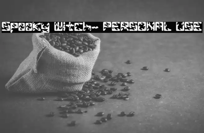 Spooky Witch- PERSONAL USE Polices examples