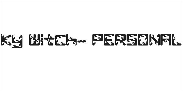 Spooky Witch- PERSONAL USE Logo