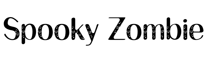 Spooky Zombie  フリーフォントのダウンロード