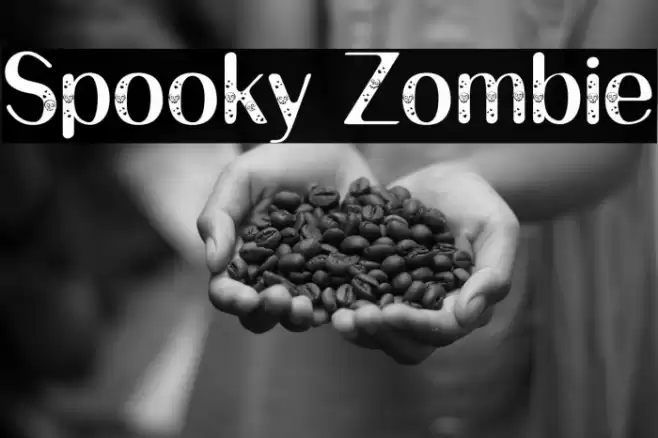 Spooky Zombie フォント examples