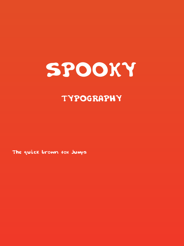 Spooky Poster