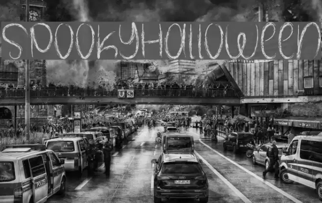 SpookyHalloween Font examples