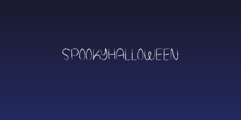 SpookyHalloween Social Header