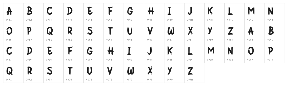 SpookyHollow Character Map
