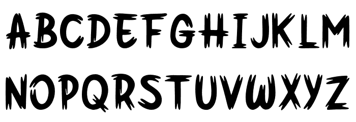 SpookyHollow Font LOWERCASE