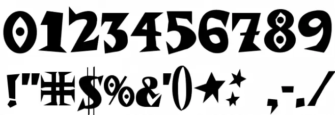 SpookyMagic フォント その他の文字