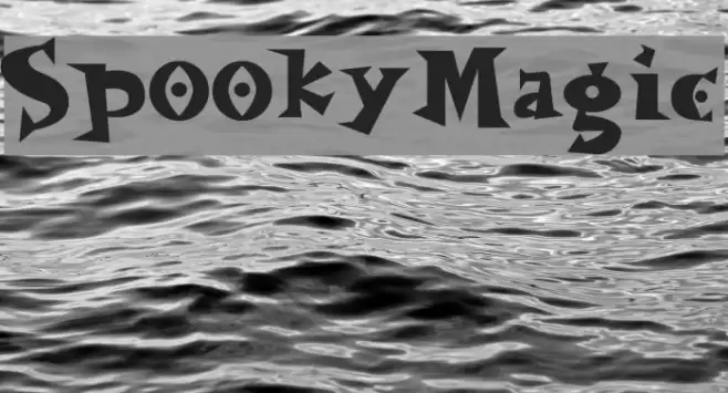 SpookyMagic フォント examples
