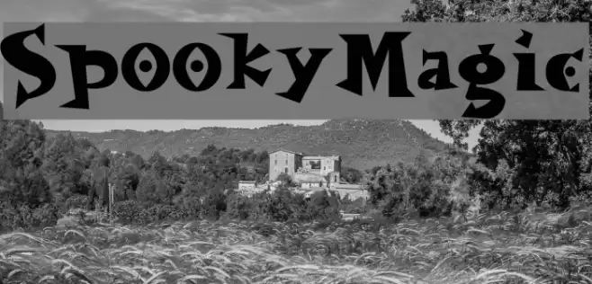 SpookyMagic フォント examples