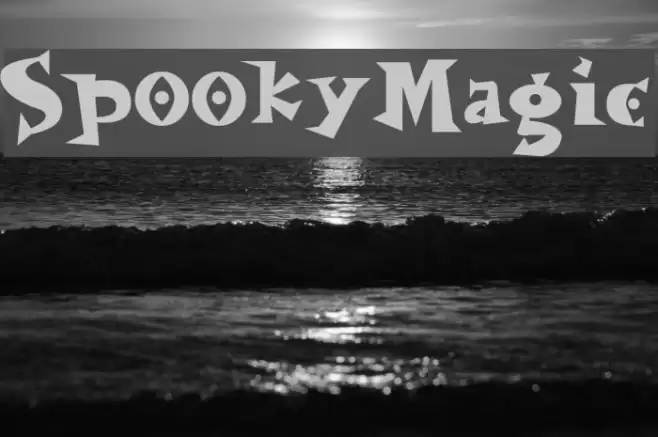 SpookyMagic フォント examples