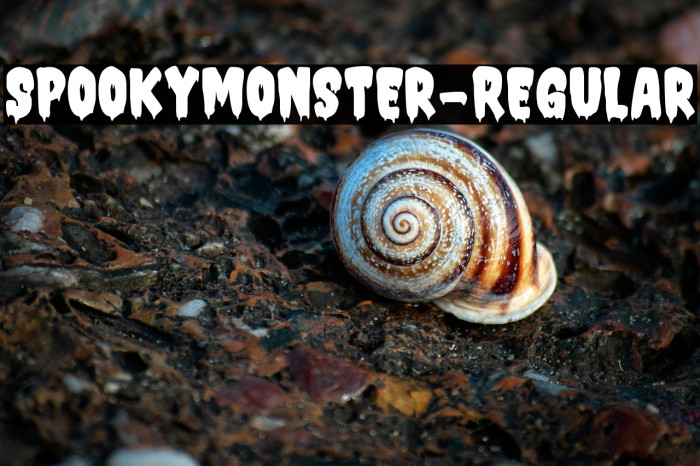 SpookyMonster-Regular Example 1