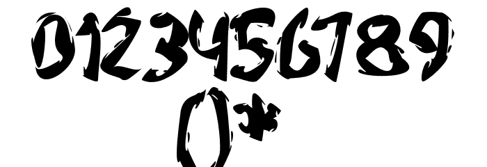 SpookyNightmare Font OTHER CHARS