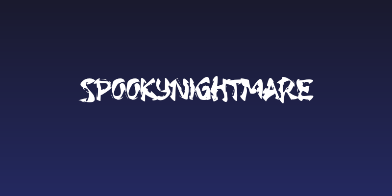 SpookyNightmare Social Header