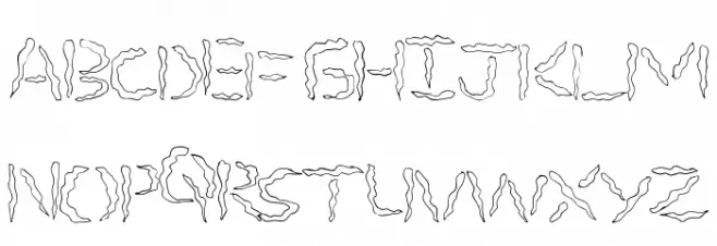 SpookyStencil Шрифта ВЕРХНИЙ