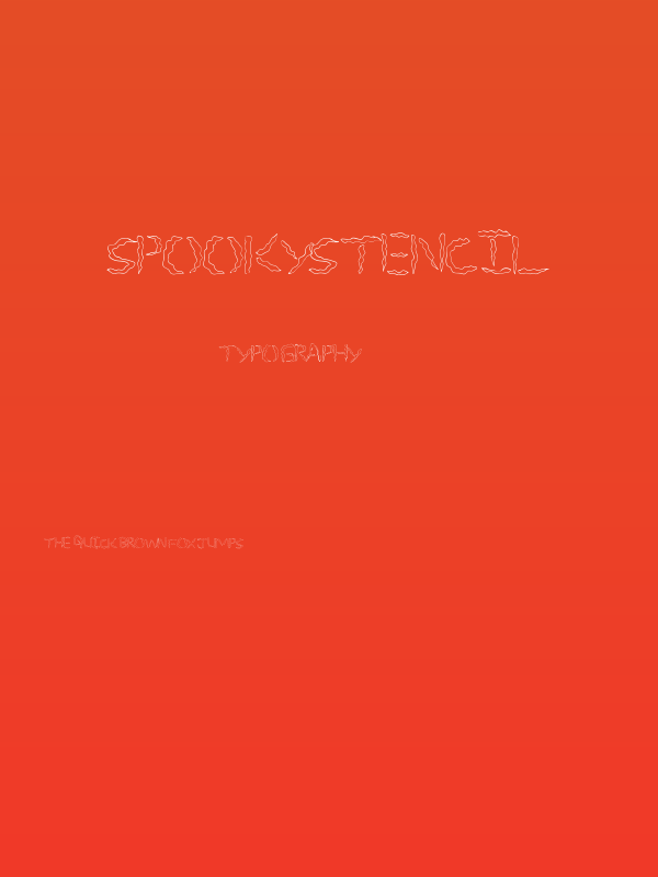 SpookyStencil Poster