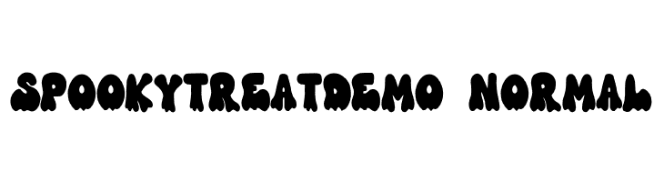 SpookyTreatDEMO-Normal  baixar fontes gratis