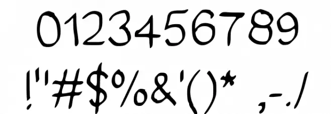 SpookyVHMedium Regular Font OTHER CHARS