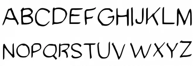 SpookyVHMedium Regular 字体 大写
