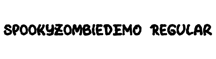 SpookyZombieDEMO-Regular  Free Fonts Download