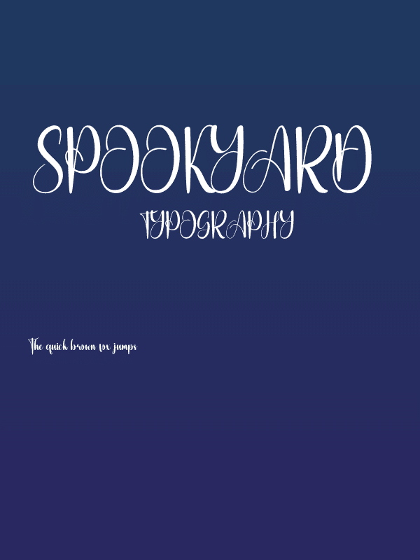 Spookyard Poster
