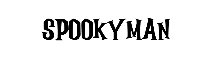 Spookyman  Free Fonts Download