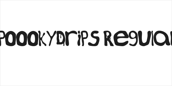 SpoookyDrips-Regular Logo