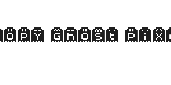Spoopy Ghost Pixels Logo