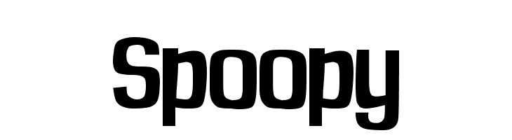 Spoopy  免费字体下载