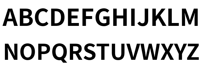 SpoqaHanSans-Bold Font Litere mari