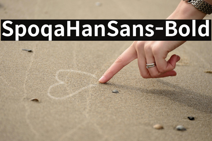 SpoqaHanSans-Bold Example 3