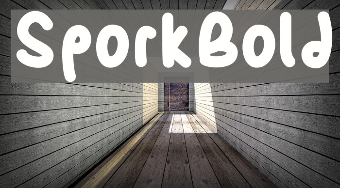 SporkBold Font examples
